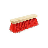 Hard Broom With Wooden Base and Wooden stick ( 6 pcs set )